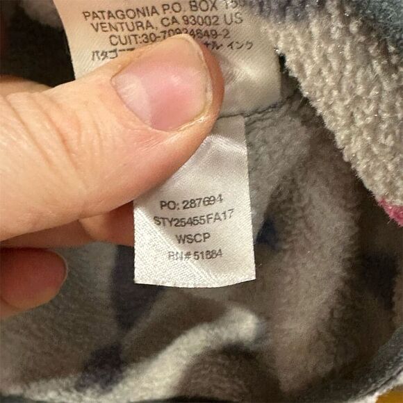Patagonia Women's Snap-T Fleece Pullover Jacket Size S Multicolor Geometric - Picture 5 of 6